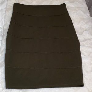 Charlotte Russe Green Skirt